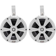 Metra MPS-65WCSRGB 6.5" 120 Watts Marine Grade Tower Speaker with RGB Lights White (Pair) Metra