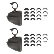 Metra MPS-ULCAN6-5 Unloaded 6.5" Can Speaker Pods Textured Black (Pair) Metra