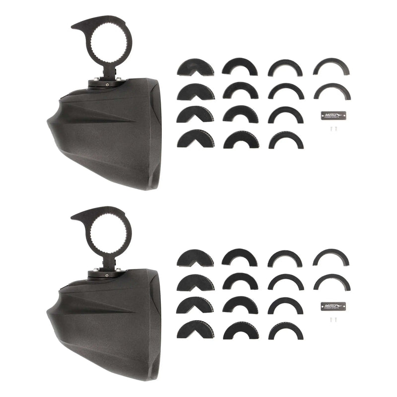 Metra MPS-ULCAN6-5 Unloaded 6.5" Can Speaker Pods Textured Black (Pair) Metra