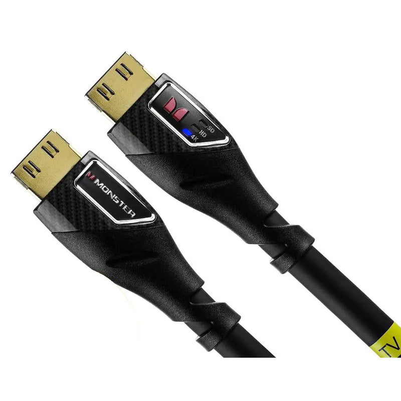 Monster 35ft Black Platinum UltraHD High-Speed 27Gbps HDMI Cable with Ethernet and Performance Indicators Monster