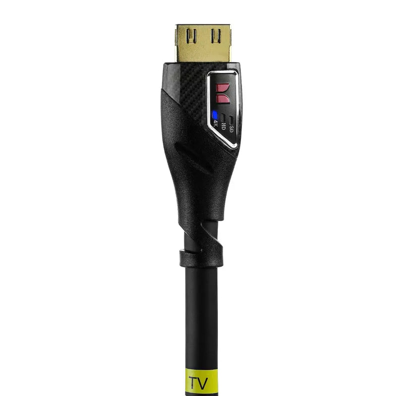 Monster 35ft Black Platinum UltraHD High-Speed 27Gbps HDMI Cable with Ethernet and Performance Indicators Monster