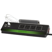 Monster Cable Power and Charging Station 4 Outlets Surge Protect w/ 4 USB ports Monster