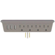 Monster Power Charging Station 4 AC and 3 USB Outlets with Phone / Tablet Stand Monster
