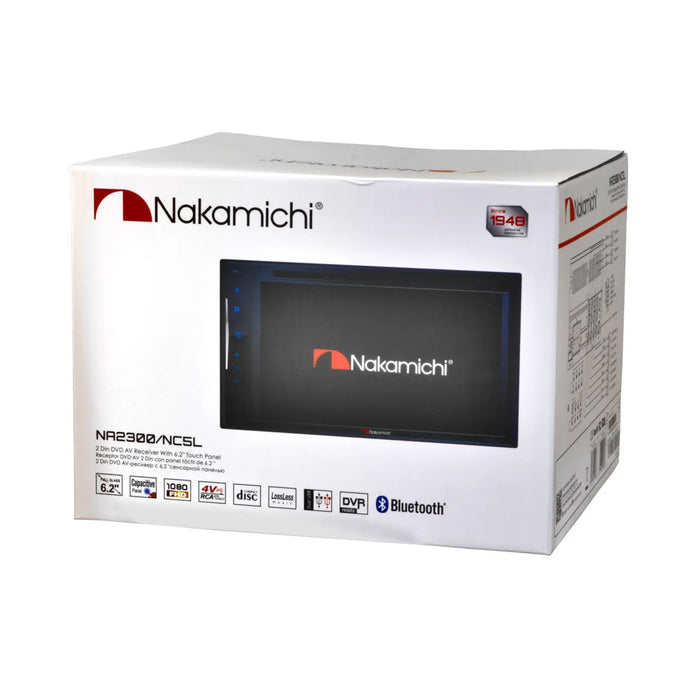 Nakamichi NA2300 6.2" Touchscreen Multi-Media Receiver CD/DVD with NC5L backup camera Nakamichi