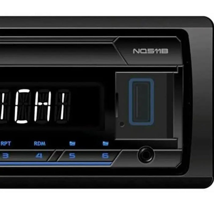 Nakamichi NQ511B Single DIN Digital Media Receiver Bluetooth USB AUX Car Stereo Nakamichi