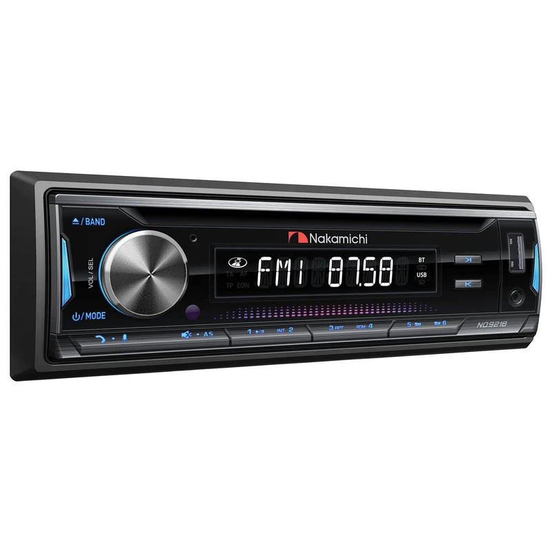 Nakamichi NQ921B Single-DIN CD / DVD USB Bluetooth Radio Receiver Car Stereo Nakamichi