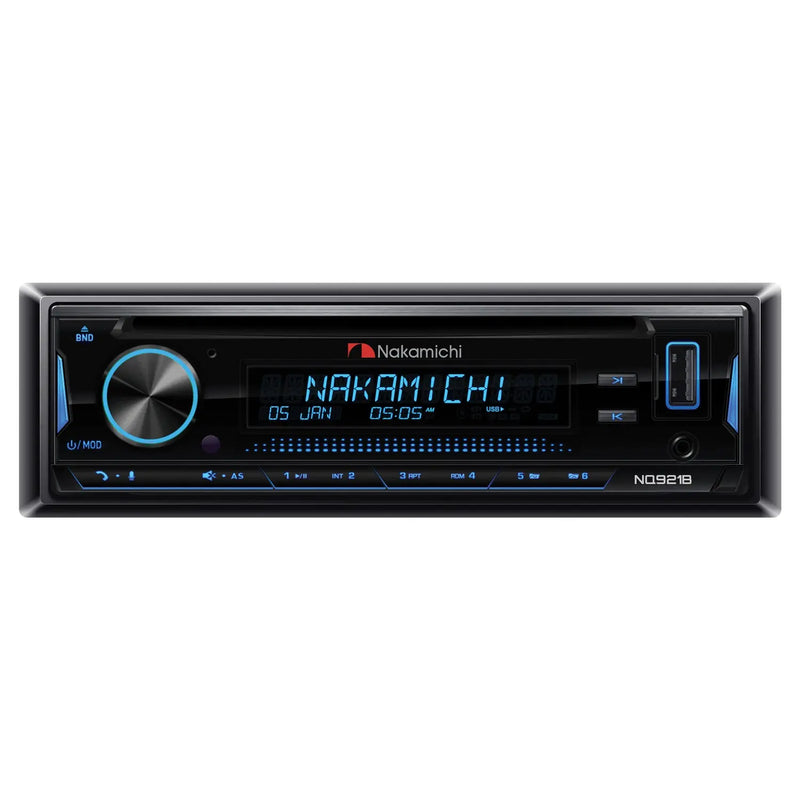 Nakamichi NQ921B Single-DIN CD / DVD USB Bluetooth Radio Receiver Car Stereo Nakamichi