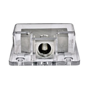 Nickel Plated 1/0 Gauge Input to 2 x 1/0 Gauge Output Power or Ground Distribution Block The Wires Zone