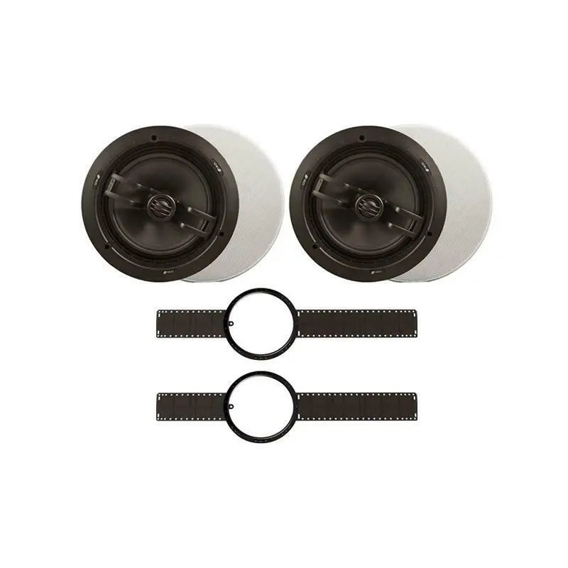 Niles CM8MP 8" 2-Way In-Ceiling Speakers + Free Brackets (2/Pack) Niles