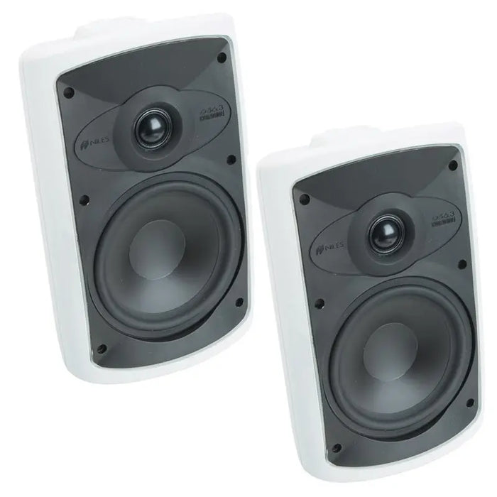 Niles OS6.3 White 2-Way 6" Indoor/Outdoor Home Theater Speaker (pair) Niles
