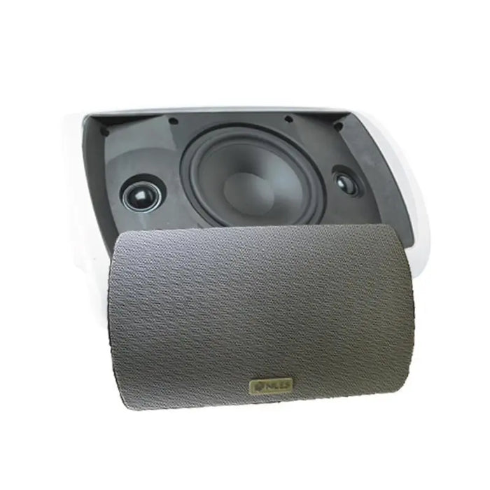 Niles OS6.3SI (Ea) Outdoor Indoor 6" 2-Way Stereo Input White Speaker Niles