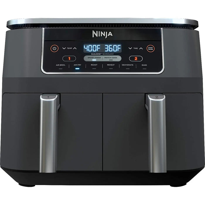 Ninja DZ100 Foodi 4-in-1 8-Quart 2-Basket Air Fryer with DualZone Technology Ninja