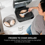 Ninja FG551 Foodi Smart XL 6-in-1 Indoor Grill with Smart Thermometer (Refurbished) Ninja