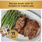 Ninja FG551 Foodi Smart XL 6-in-1 Indoor Grill with Smart Thermometer (Refurbished) Ninja