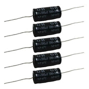 Non-Polarized Electrolytic Audio Capacitor 100MFD 16mm x 33mm (5-10/pack) The Wires Zone