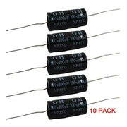 Non-Polarized Electrolytic Audio Capacitor 100MFD 16mm x 33mm (5-10/pack) The Wires Zone