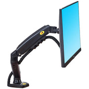 North Bayou F80 Full Motion Swivel Arm Gas Strut LED Monitor TV Desk Mount Stand for 17-30" Display North Bayou