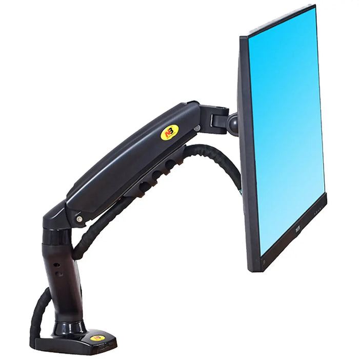 North Bayou F80 Full Motion Swivel Arm Gas Strut LED Monitor TV Desk Mount Stand for 17-30" Display North Bayou
