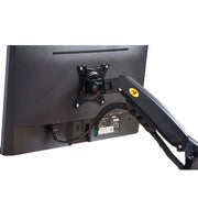 North Bayou F80 Full Motion Swivel Arm Gas Strut LED Monitor TV Desk Mount Stand for 17-30" Display North Bayou