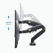 North Bayou F80 Full Motion Swivel Arm Gas Strut LED Monitor TV Desk Mount Stand for 17-30" Display North Bayou