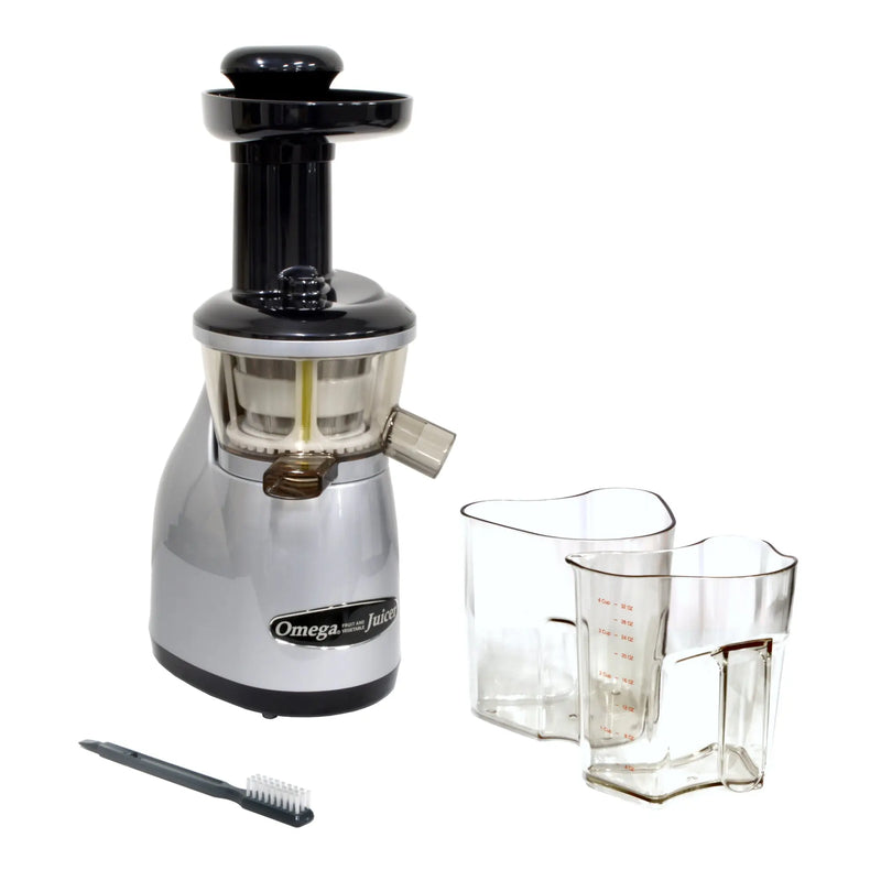 Omega VRT330 Dual-Stage Juicer Single-Auger Low-Speed 80 RPMs Omega
