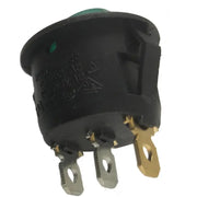 On Off Switch Round Green Light Toggle On-Off Rocker Switch 12V 3Pin (10 Pack) The Wires Zone