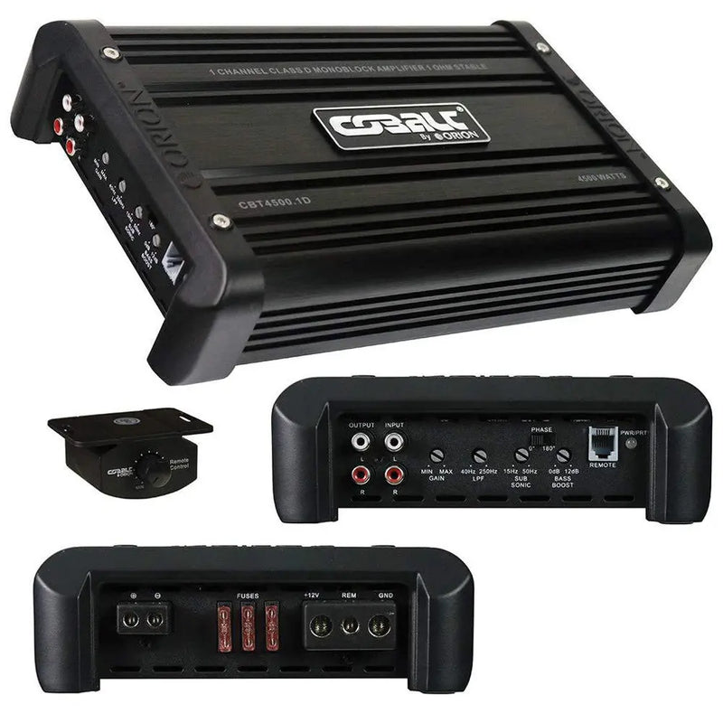 Orion CBT4500.1D Mono Block Class D Compact Car Audio Amplifier 4500W Max Orion