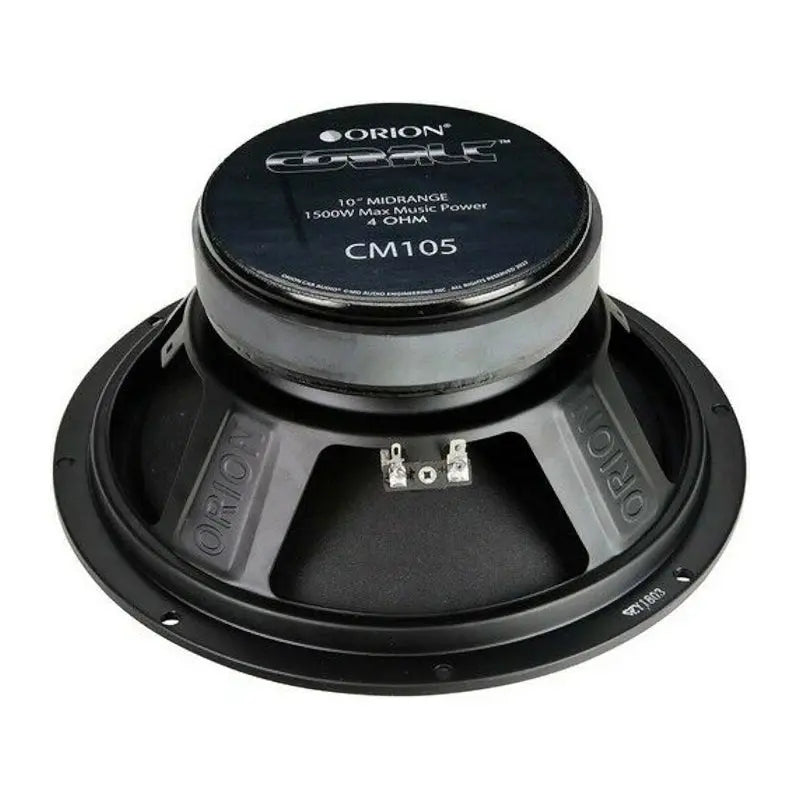 Orion CM105 10" 1500 Watts Max Power Midrange Speaker Cobalt Series 4 Ohm 350W RMS (1 PC/box) Orion