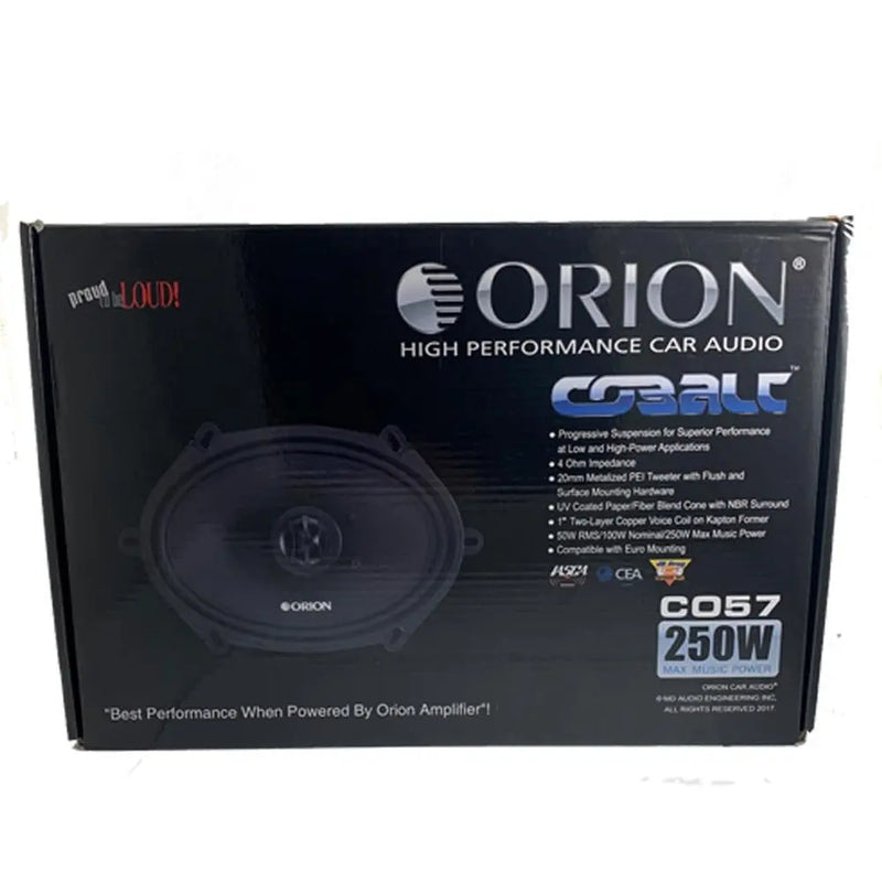 Orion CO57 5"x7" 250Watts Max 2 Way Cobalt Series Car Audio Coaxial Speakers 5x7 (Pair) Orion