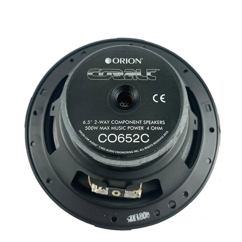 Orion CO652C 6.5" 2-Way 500 Watt 4ohm Cobalt Series Car Audio Component Speakers (Pair) Orion