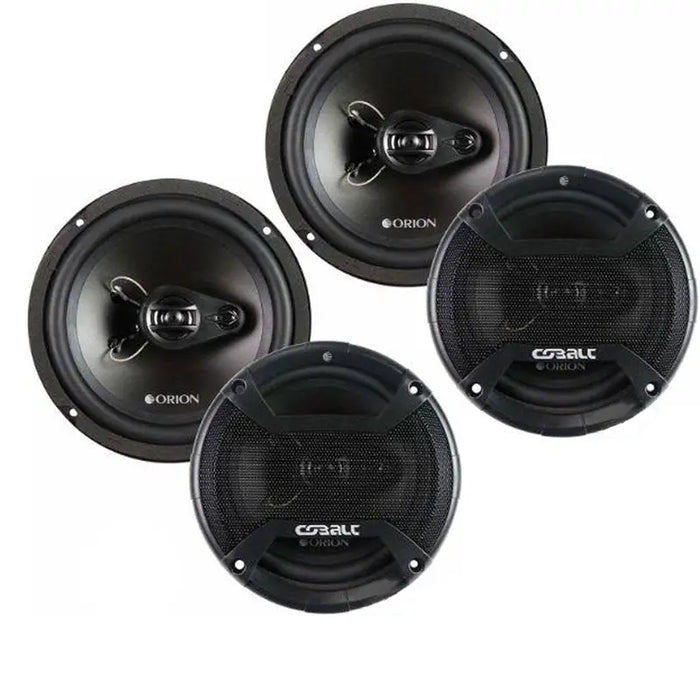 Orion CT-653 6.5" 3-Way 300 Watts Max Power 4 Ohms Coaxial Speaker (2 pairs) Orion