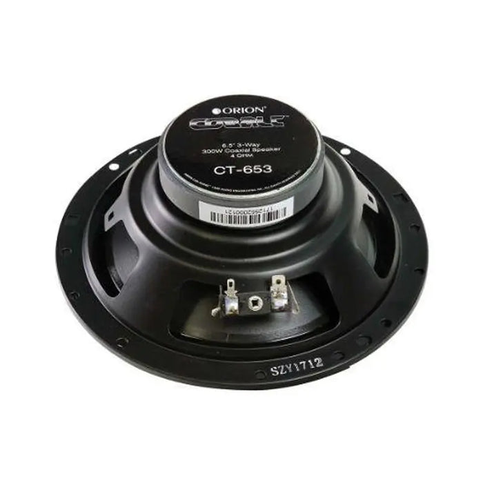 Orion CT-653 6.5" 3-Way 300 Watts Max Power 4 Ohms Coaxial Speaker (pair) Orion