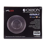 Orion CT-T15 Cobalt Series 300 Watts Max Power Car Audio Tweeters (Pair) Orion