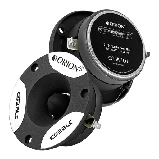 Orion CTW101 Cobalt 3.75" Super Tweeters 200 Watts Max Power Car Audio - Pair Orion
