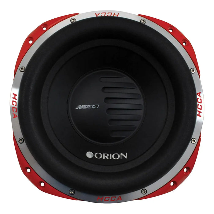 Orion HCCA124 12" Dual 4 Ohms 5000W Nominal Power DVC Car Subwoofer 2500 Watts RMS (Each) Orion