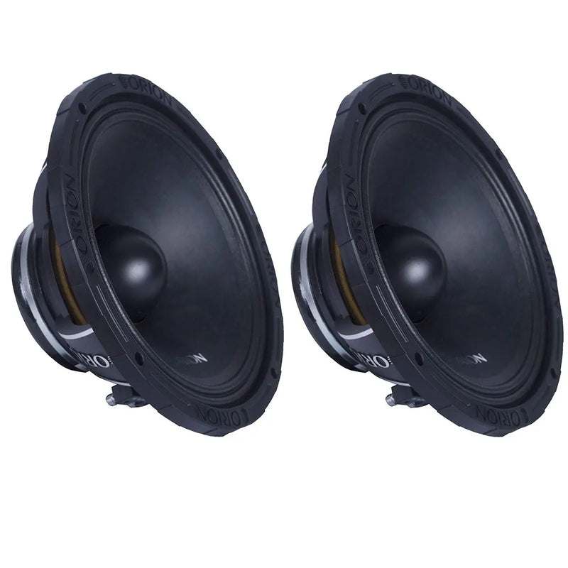 Orion HCCA858N 8" High Efficiency 2000W Neodymium Magnet Midrange Speaker (Pair) Orion