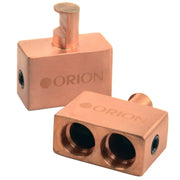 Orion W10-2X0-CCBL Wired Converter 1 Male 0 Gauge to 2 Female 0 Gauge Red Copper Block (Pair) Orion