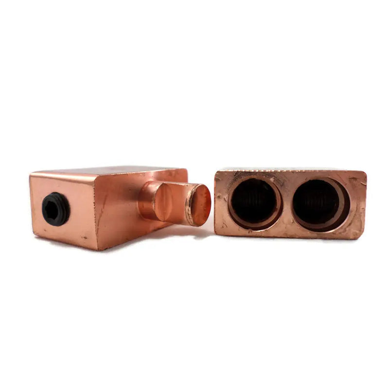 Orion W10-2X0-CCBL Wired Converter 1 Male 0 Gauge to 2 Female 0 Gauge Red Copper Block (Pair) Orion