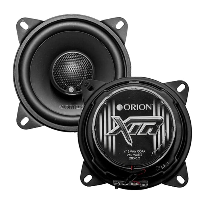 Orion XTR40.2 4" 2-Way XTR Series 250W Coaxial Speakers - Pair Orion