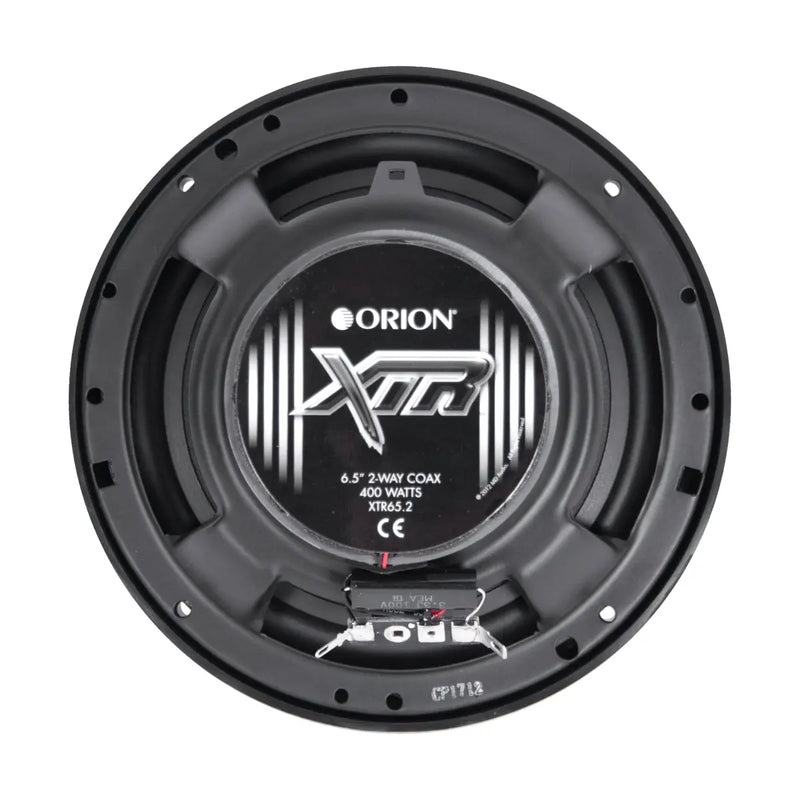 Orion XTR65.2 6.5" 2-Way XTR Series 400W 4 Ohm Coaxial Speaker System (Pair) Orion
