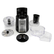 Oster Oskar 2-in-1 Salad Prep & Food Processor, Black/Silver (FPSTFP4050) Oster