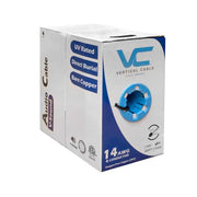 Outdoor Direct Burial 14AWG High Strand Audio Cable 500ft 105 Strand ETL Bare Copper Vertical Cable