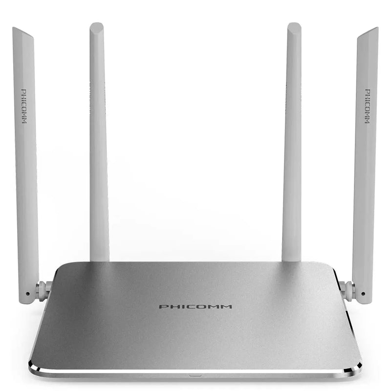 PHICOMM KE 2P AC1300 Dual Band Wi-Fi Gigabit Smart Wireless Router (Space Silver) PHICOMM