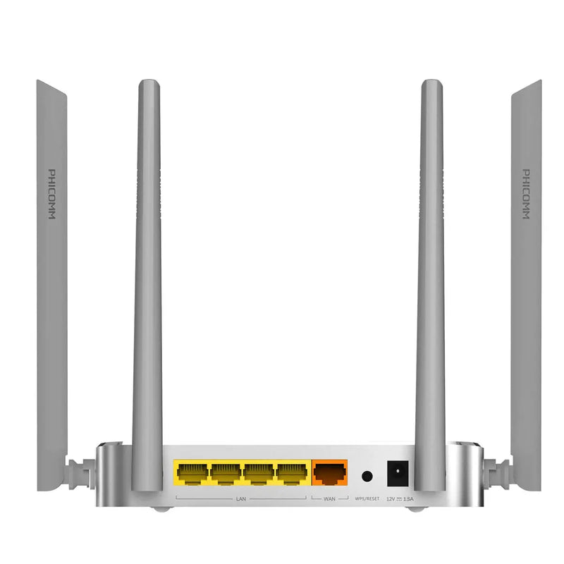 PHICOMM KE 2P AC1300 Dual Band Wi-Fi Gigabit Smart Wireless Router (Space Silver) PHICOMM