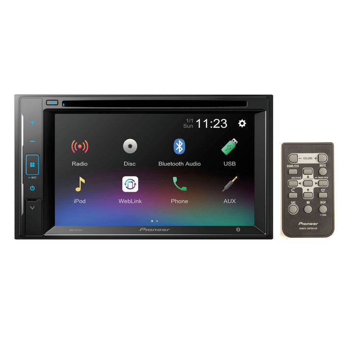 Pioneer AVH-241EX 6.2" Multimedia Resistive Touchscreen DVD Receiver Bluetooth