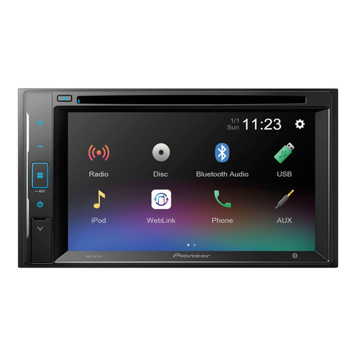 Pioneer AVH-241EX 6.2" Multimedia Resistive Touchscreen DVD Receiver Bluetooth