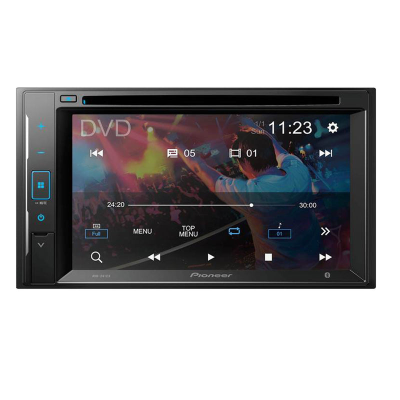 Pioneer AVH-241EX 6.2" Multimedia Resistive Touchscreen DVD Receiver Bluetooth