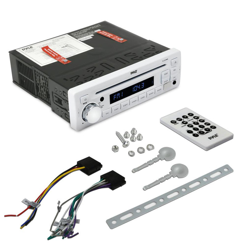 Pyle PLCD35MRAM/FM-MPX IN-Dash Marine CD/MP3 Player/USB & SD Card Function