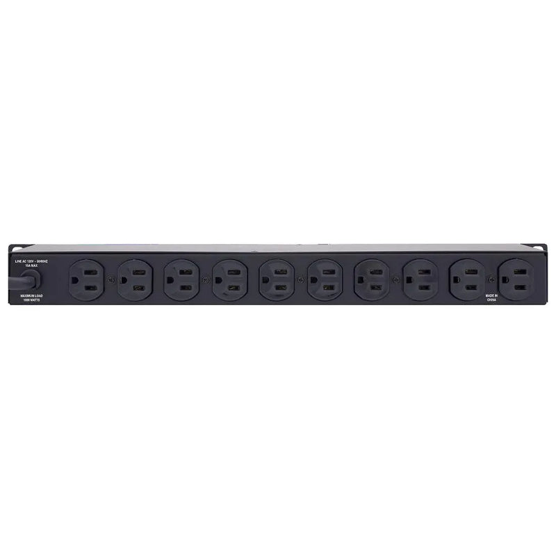 Panamax D10-PFP 10-Outlet IRU 14-Gauge 15 Amps Circuit Breaker Protected Power Distributor 6ft Panamax