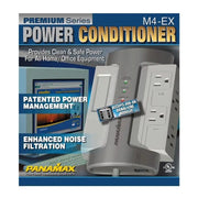Panamax M4-EX 4 AC Outlet Surge Protector Noise Filtration 8 Feet Cord Panamax